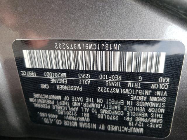 Photo 9 VIN: JN1BJ1CW9LW373232 - NISSAN ROGUE SPOR 