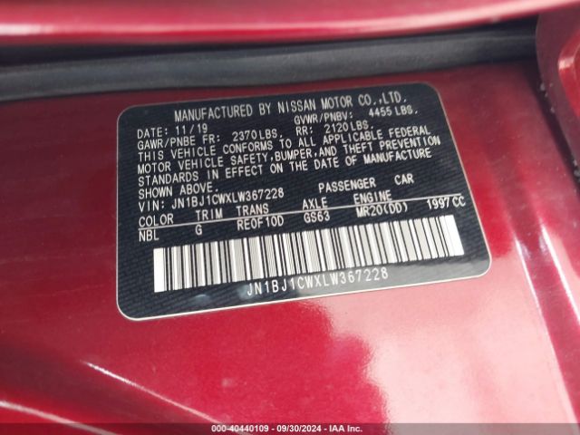 Photo 8 VIN: JN1BJ1CWXLW367228 - NISSAN ROGUE SPORT 