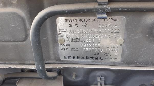 Photo 3 VIN: JN1BN61C74W009323 - NISSAN SUNNY 