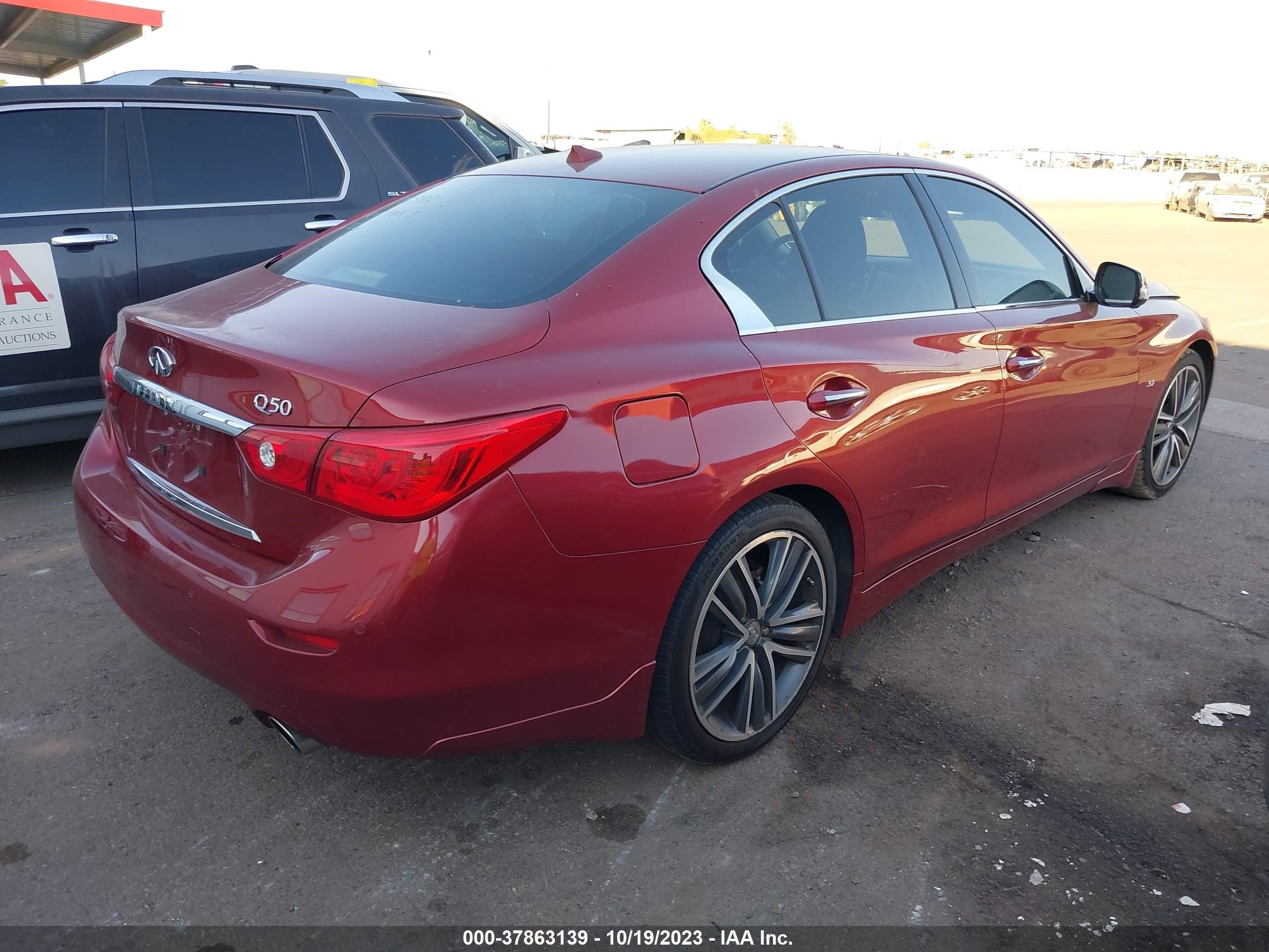 Photo 3 VIN: JN1BV7AP0EM673582 - INFINITI Q50 