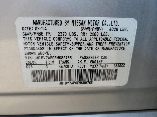 Photo 11 VIN: JN1BV7AP0EM689765 - INFINITI Q50 