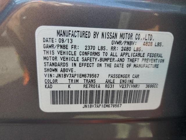 Photo 11 VIN: JN1BV7AP1EM679567 - INFINITI Q50 BASE 