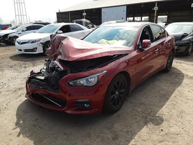 Photo 1 VIN: JN1BV7AP1FM349221 - INFINITI Q50 BASE 