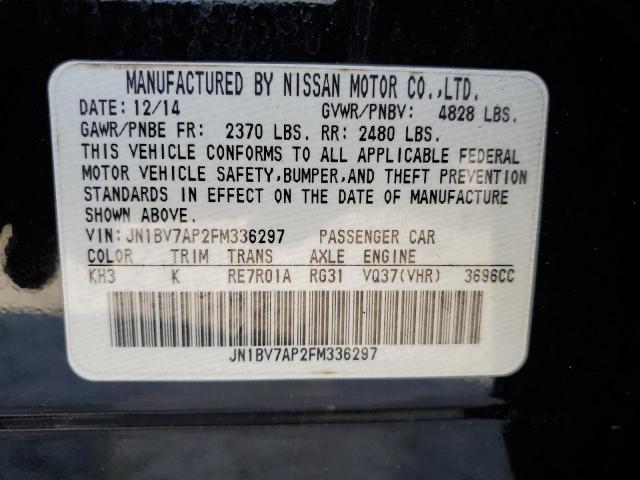 Photo 12 VIN: JN1BV7AP2FM336297 - INFINITI Q50 BASE 