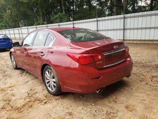 Photo 2 VIN: JN1BV7AP4EM684357 - INFINITI Q50 BASE 