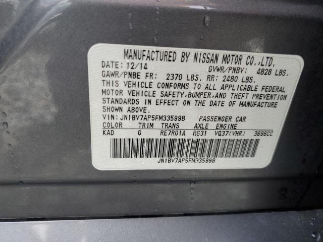 Photo 11 VIN: JN1BV7AP5FM335998 - INFINITI Q50 BASE 