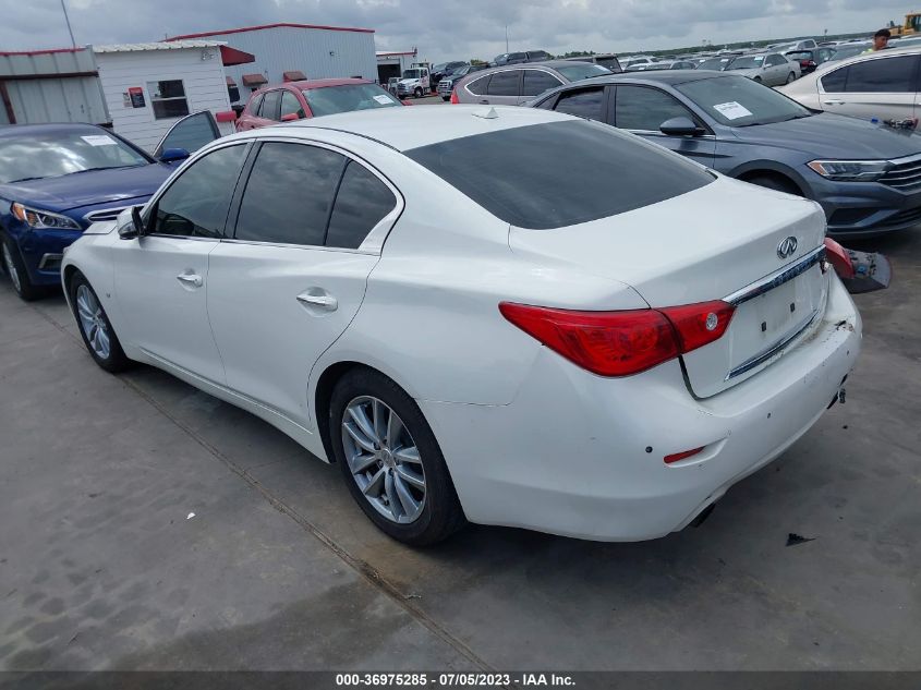 Photo 2 VIN: JN1BV7AP6EM673599 - INFINITI Q50 