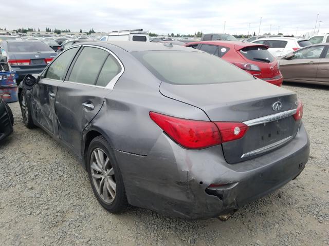 Photo 2 VIN: JN1BV7AP6EM690659 - INFINITI Q50 BASE 