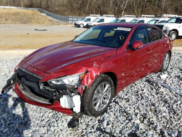 Photo 1 VIN: JN1BV7AP7EM671148 - INFINITI Q50 BASE 