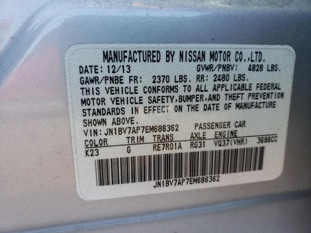 Photo 11 VIN: JN1BV7AP7EM686362 - INFINITI Q50 BASE 