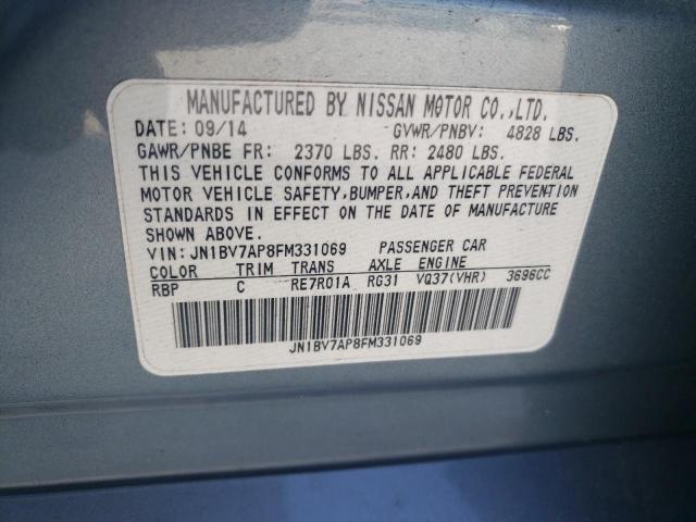 Photo 11 VIN: JN1BV7AP8FM331069 - INFINITI Q50 BASE 