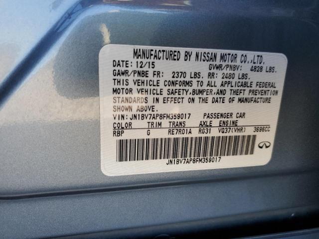 Photo 11 VIN: JN1BV7AP8FM359017 - INFINITI Q50 