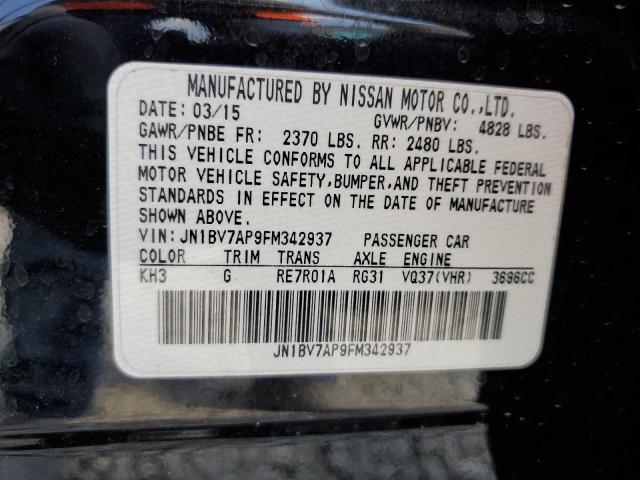 Photo 11 VIN: JN1BV7AP9FM342937 - INFINITI Q50 BASE 