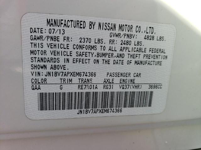 Photo 9 VIN: JN1BV7APXEM674366 - INFINITI Q50 BASE 