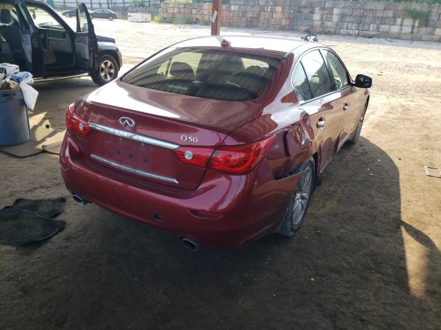 Photo 3 VIN: JN1BV7APXFM338220 - INFINITI Q50 BASE 