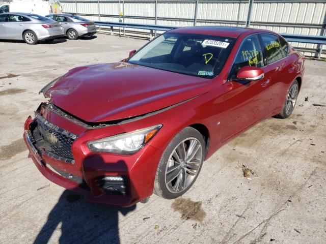 Photo 1 VIN: JN1BV7AR0EM680162 - INFINITI Q50 BASE 