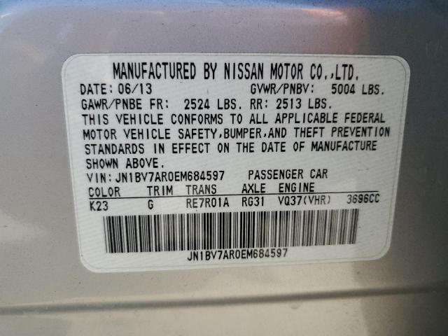 Photo 11 VIN: JN1BV7AR0EM684597 - INFINITI Q50 BASE 