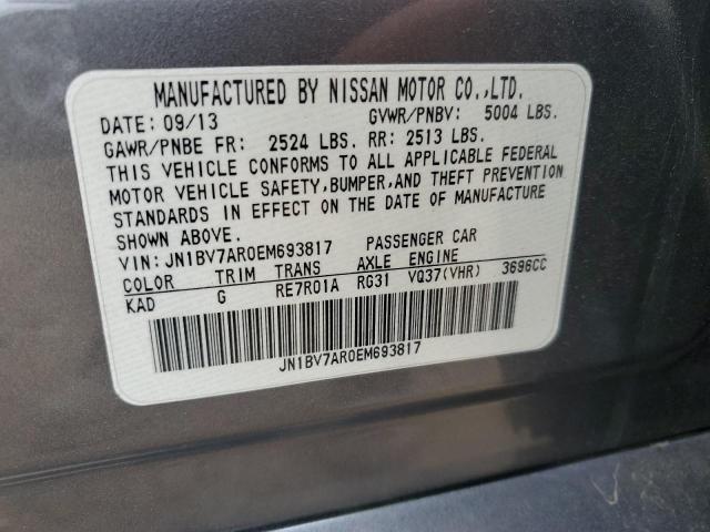 Photo 11 VIN: JN1BV7AR0EM693817 - INFINITI Q50 