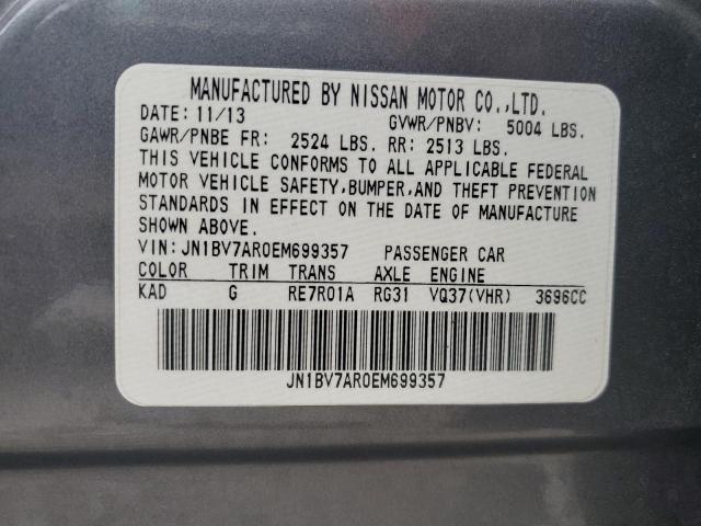 Photo 11 VIN: JN1BV7AR0EM699357 - INFINITI Q50 BASE 