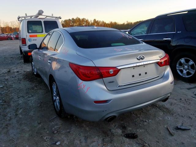 Photo 2 VIN: JN1BV7AR0FM395043 - INFINITI Q50 BASE 