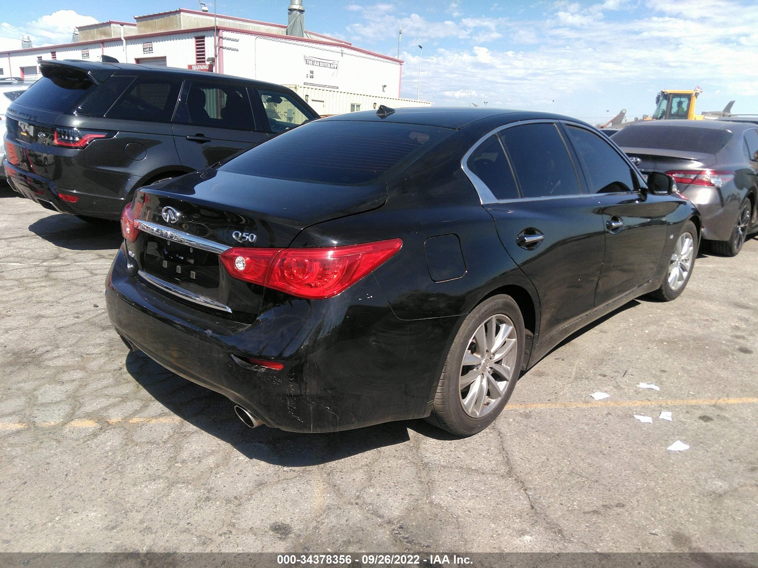 Photo 3 VIN: JN1BV7AR0FM418756 - INFINITI Q50 BASE 