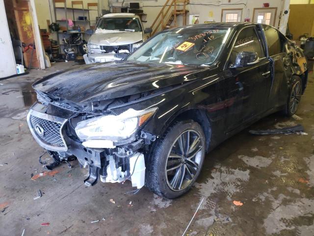 Photo 1 VIN: JN1BV7AR1EM680493 - INFINITI Q50 BASE 