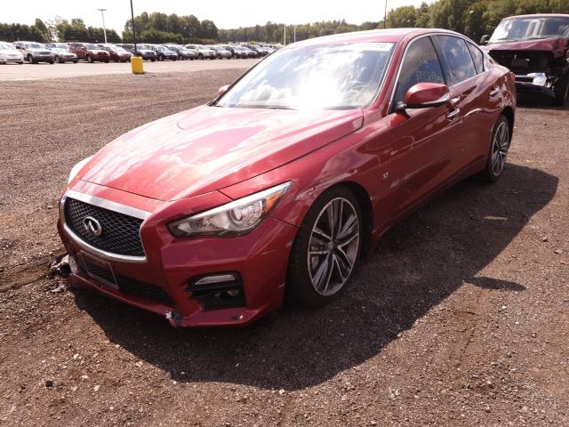 Photo 1 VIN: JN1BV7AR1EM687573 - INFINITI Q50 BASE 