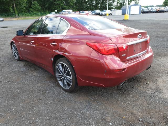 Photo 2 VIN: JN1BV7AR1EM687573 - INFINITI Q50 BASE 