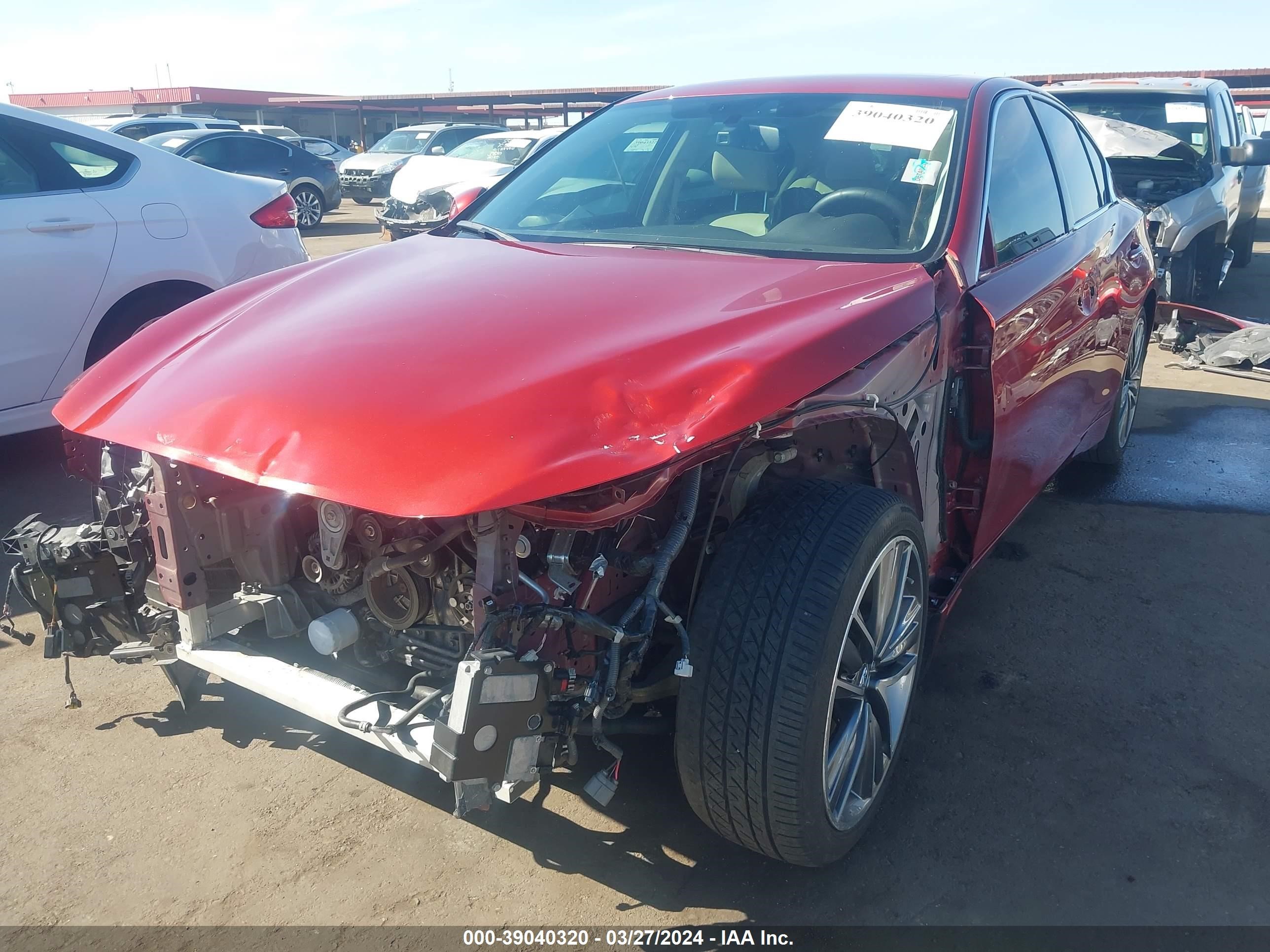 Photo 1 VIN: JN1BV7AR1EM696340 - INFINITI Q50 