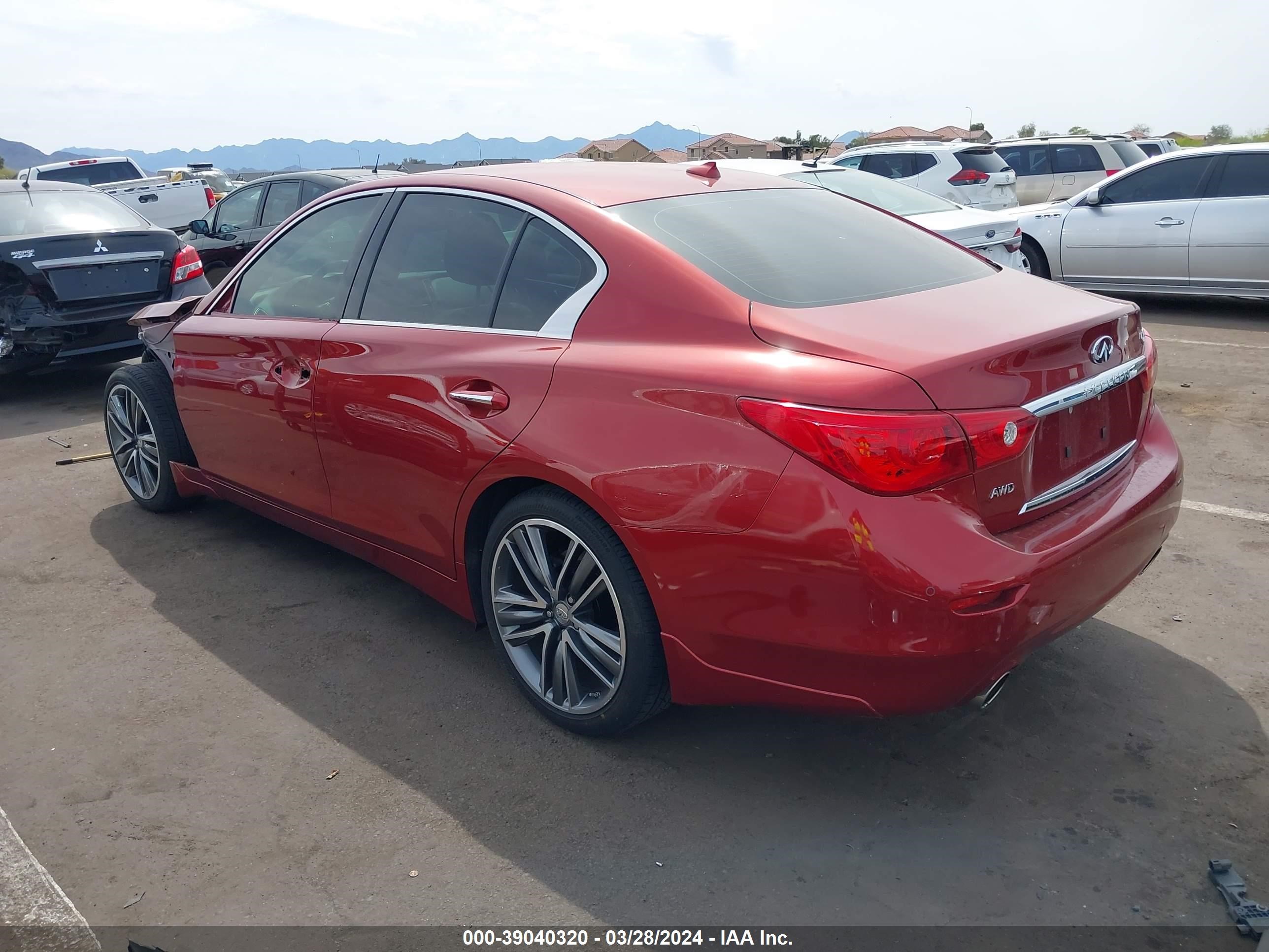 Photo 2 VIN: JN1BV7AR1EM696340 - INFINITI Q50 