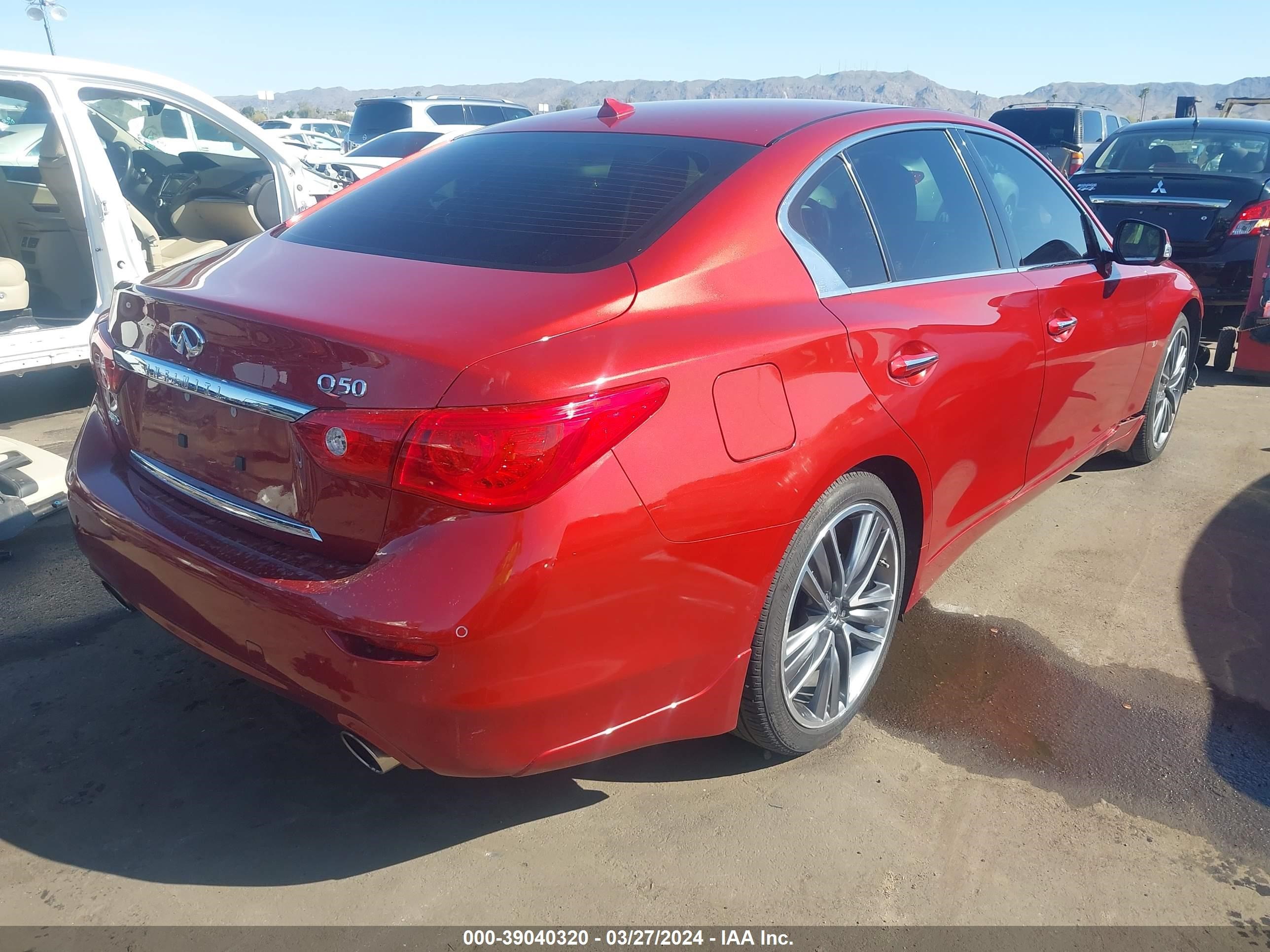 Photo 3 VIN: JN1BV7AR1EM696340 - INFINITI Q50 