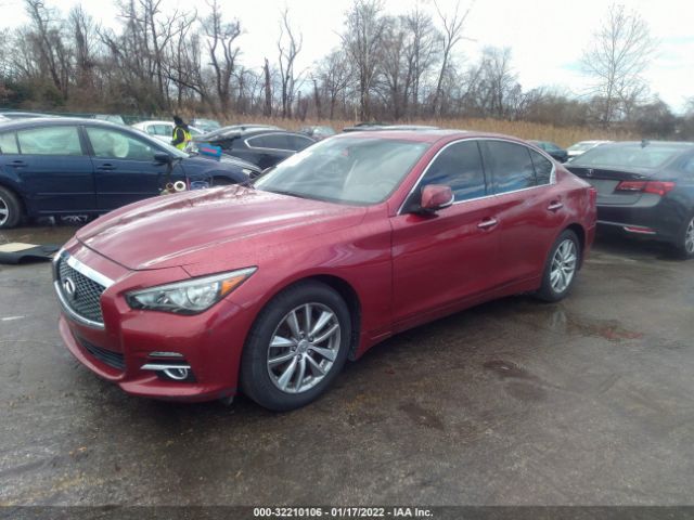 Photo 1 VIN: JN1BV7AR1EM696452 - INFINITI Q50 