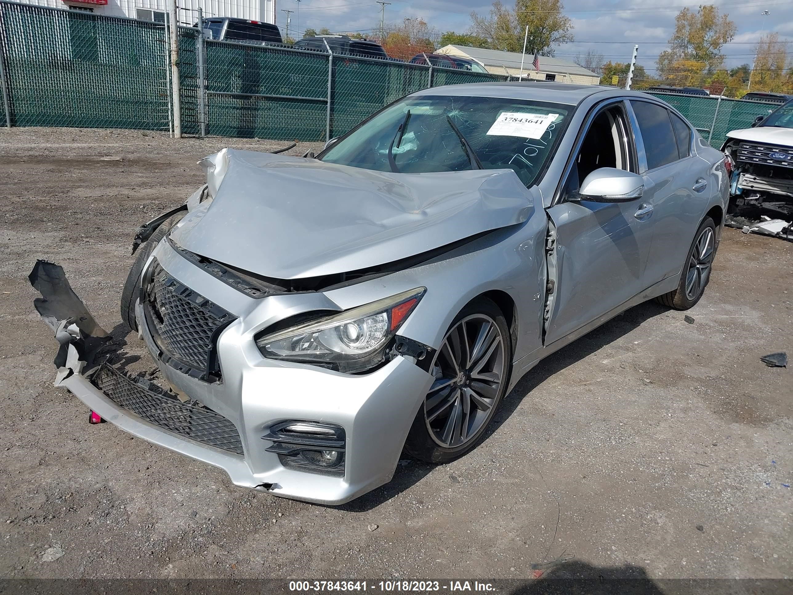 Photo 1 VIN: JN1BV7AR1EM701732 - INFINITI Q50 