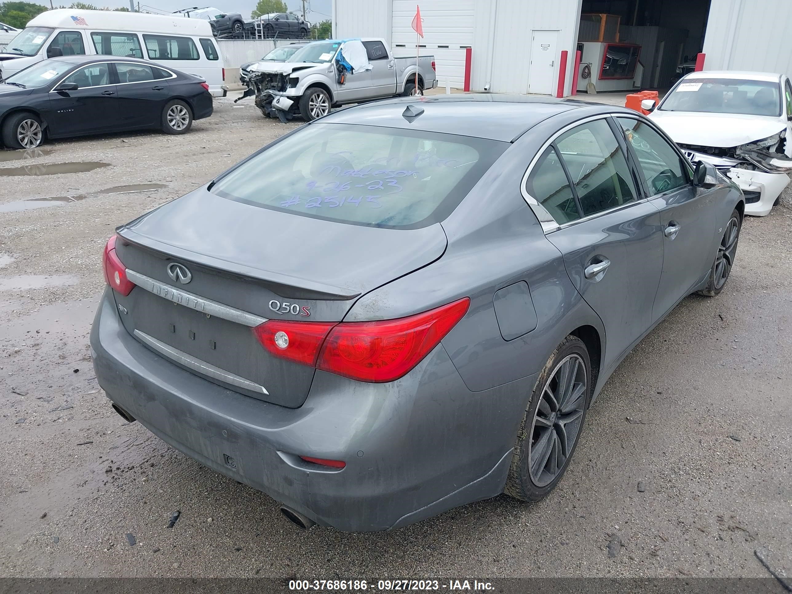 Photo 3 VIN: JN1BV7AR1EM707594 - INFINITI Q50 