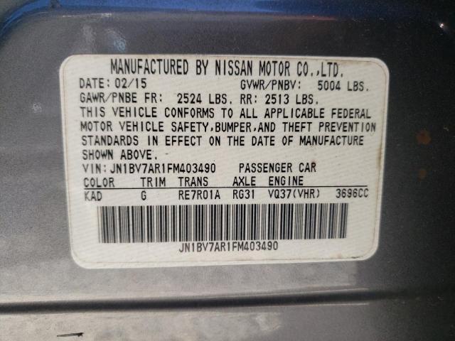 Photo 11 VIN: JN1BV7AR1FM403490 - INFINITI Q50 BASE 