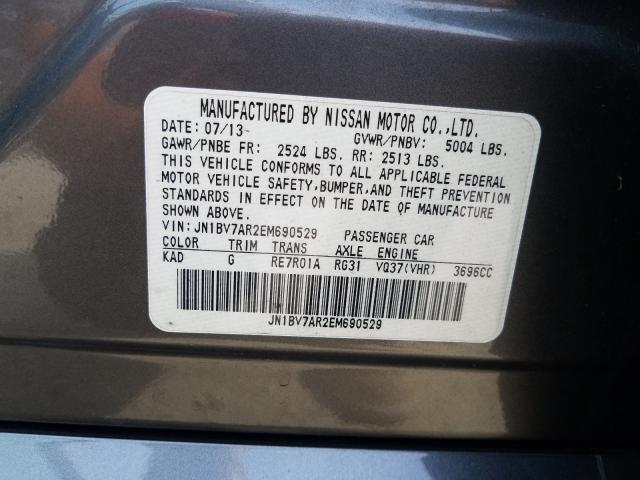 Photo 9 VIN: JN1BV7AR2EM690529 - INFINITI Q50 BASE 