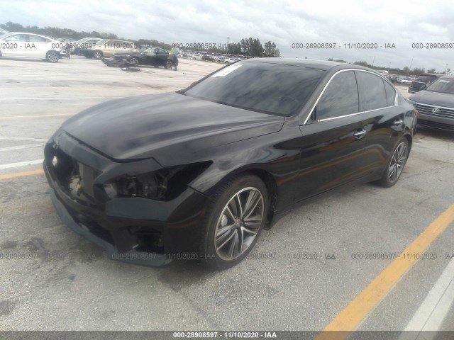 Photo 1 VIN: JN1BV7AR2EM698162 - INFINITI Q50 