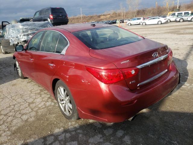 Photo 2 VIN: JN1BV7AR2EM704669 - INFINITI Q50 BASE 