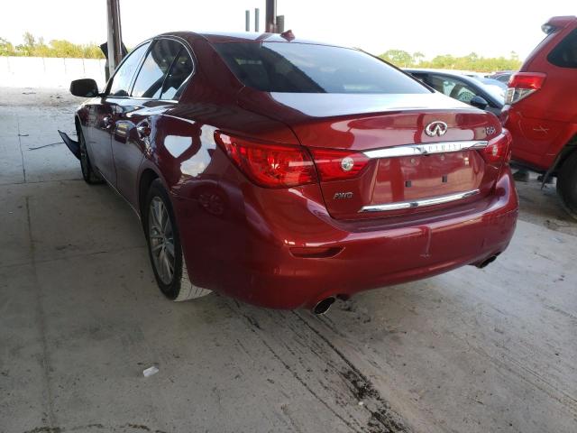 Photo 2 VIN: JN1BV7AR3EM681774 - INFINITI Q50 BASE 