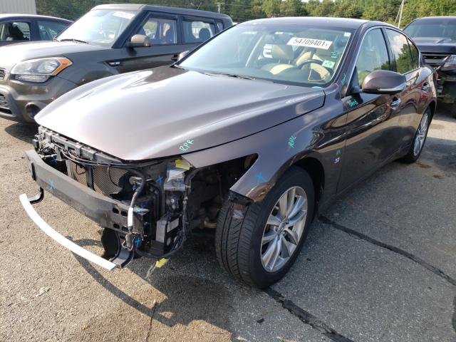 Photo 1 VIN: JN1BV7AR3EM687509 - INFINITI Q50 BASE 