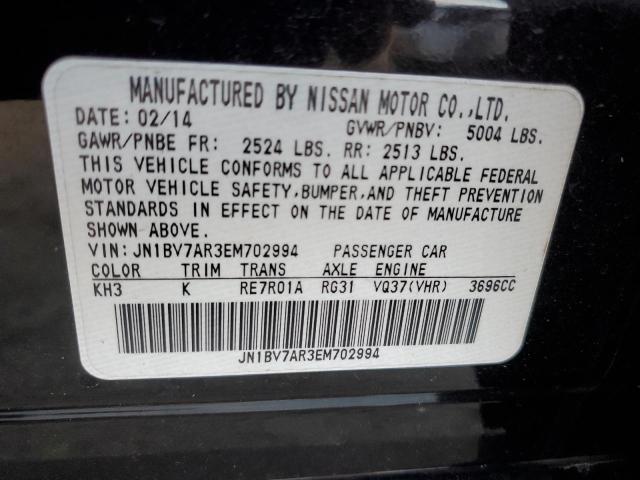 Photo 11 VIN: JN1BV7AR3EM702994 - INFINITI Q50 