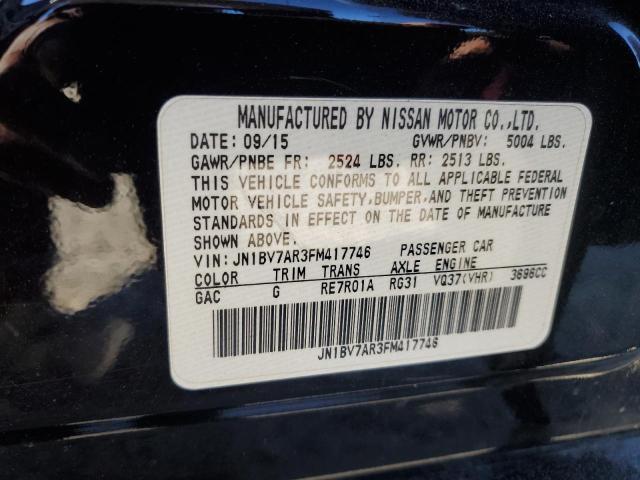 Photo 11 VIN: JN1BV7AR3FM417746 - INFINITI Q50 BASE 