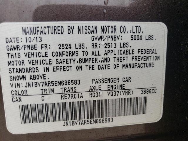 Photo 12 VIN: JN1BV7AR5EM696583 - INFINITI Q50 BASE 