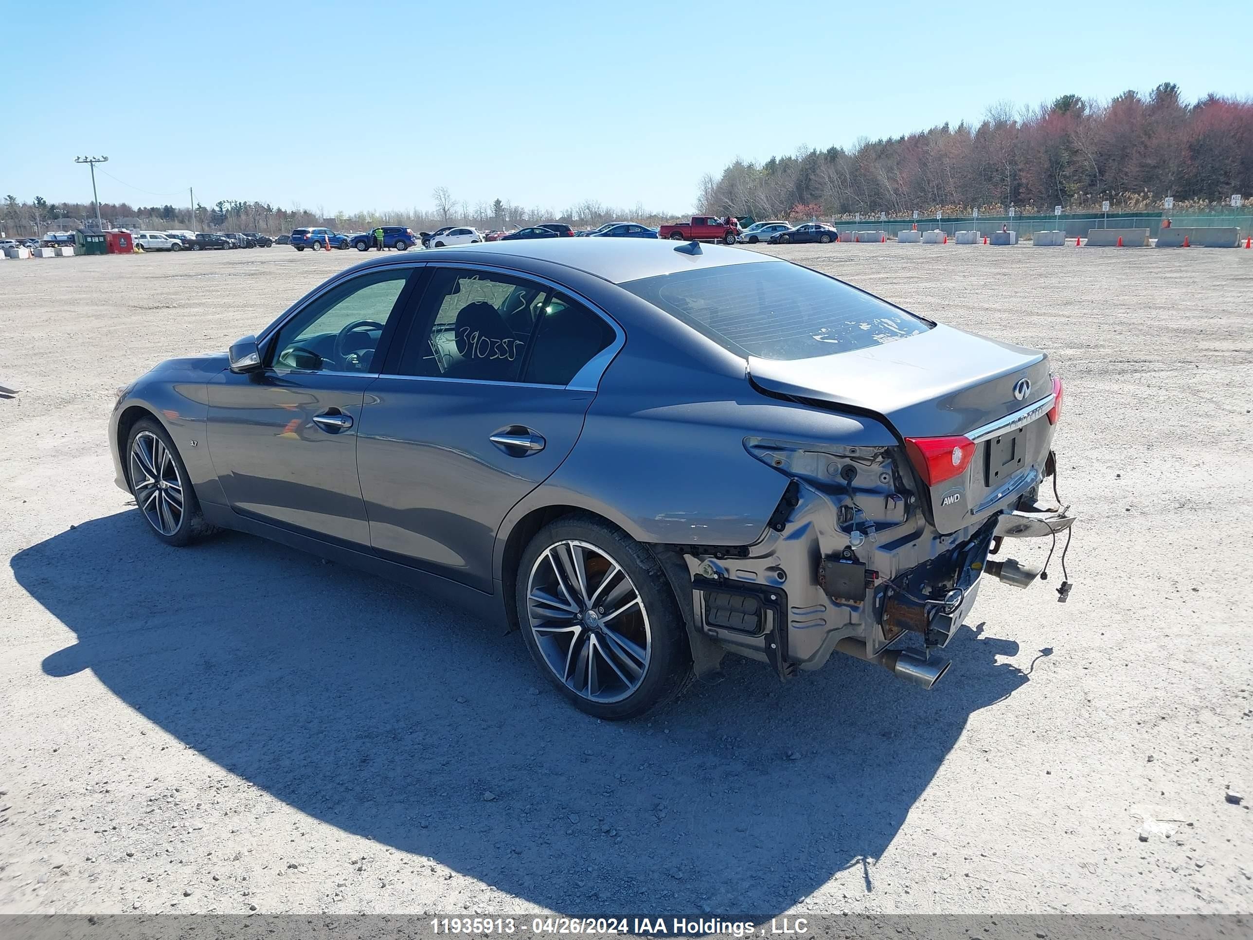 Photo 2 VIN: JN1BV7AR5FM390355 - INFINITI Q50 