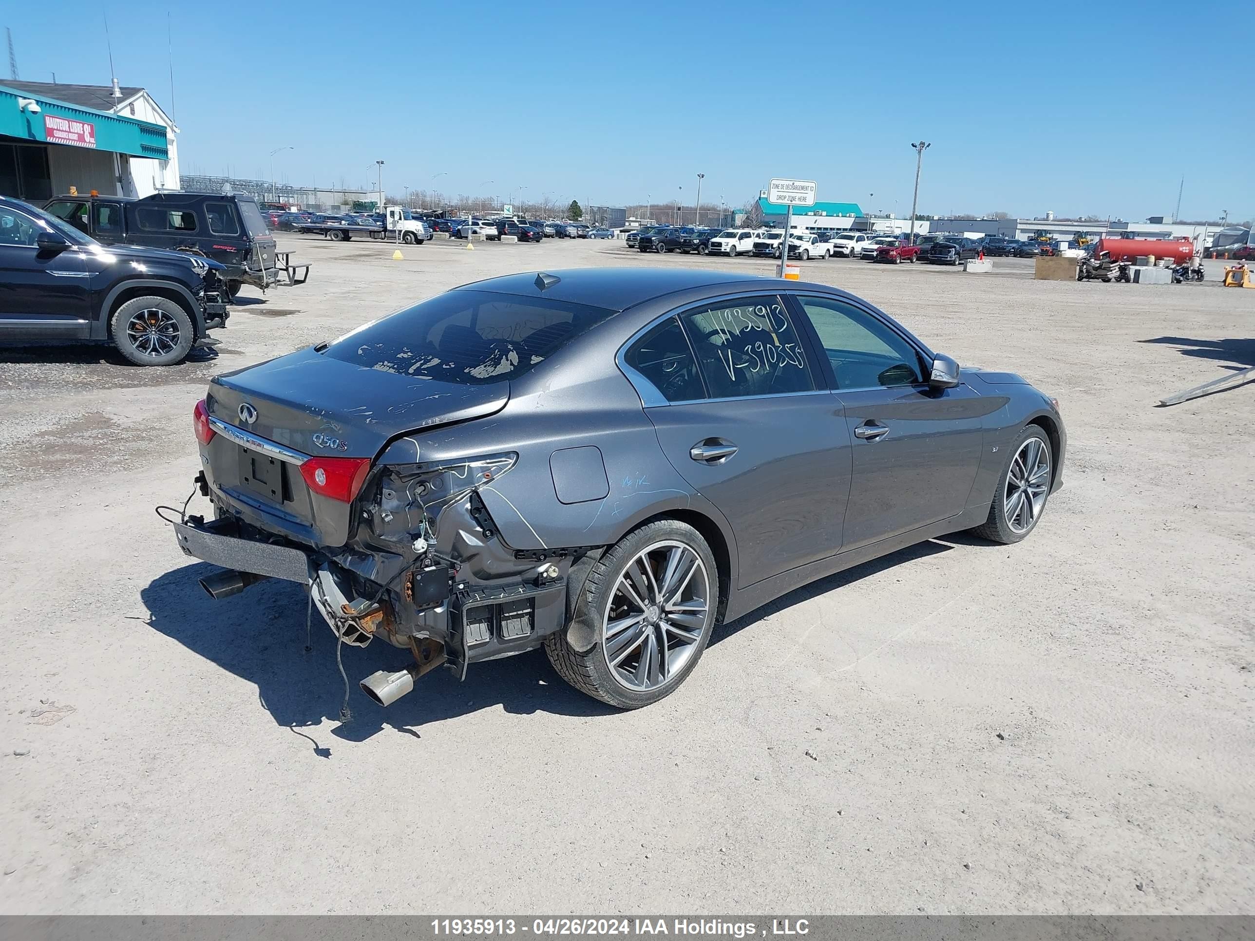 Photo 3 VIN: JN1BV7AR5FM390355 - INFINITI Q50 