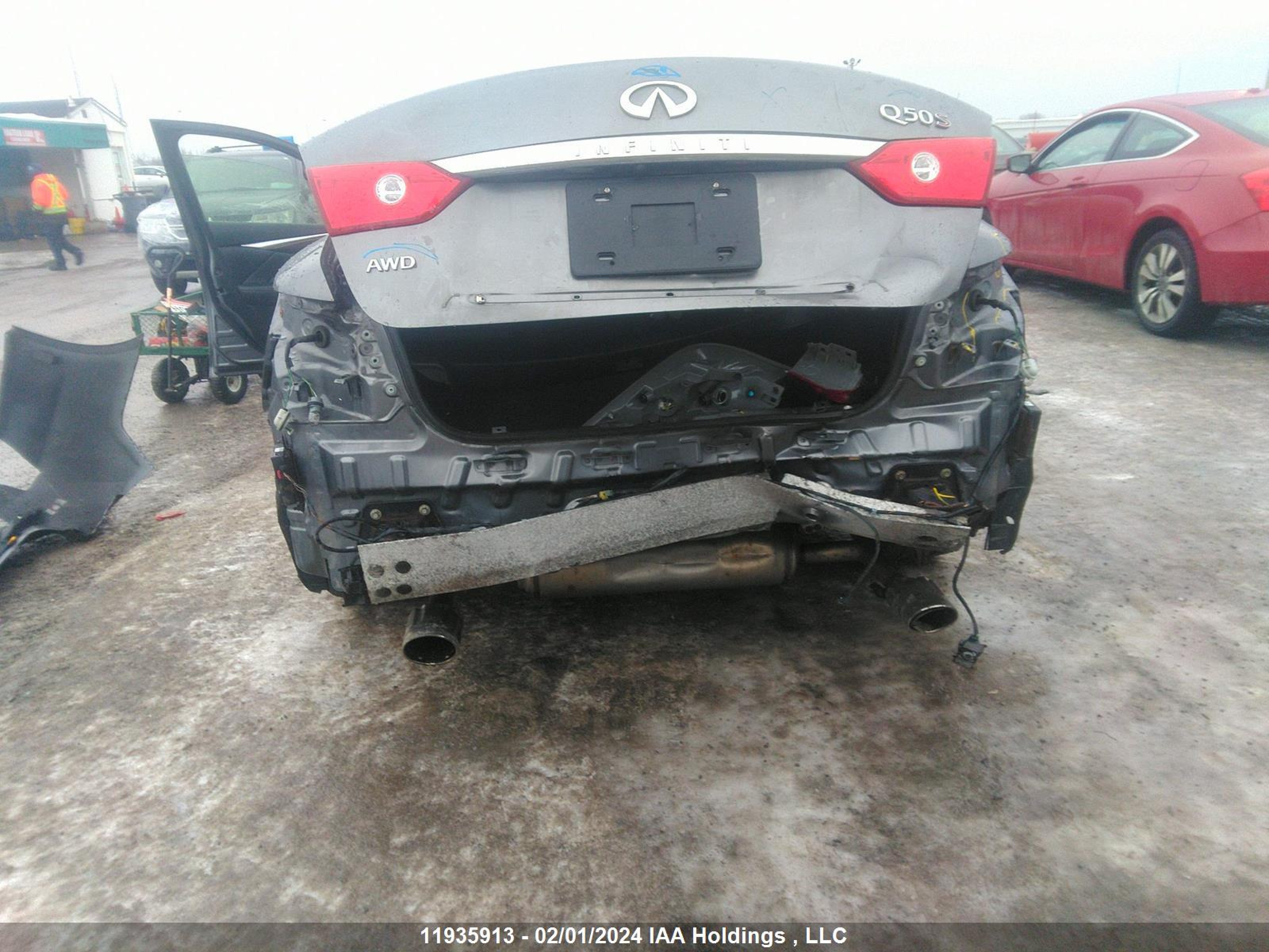 Photo 5 VIN: JN1BV7AR5FM390355 - INFINITI Q50 