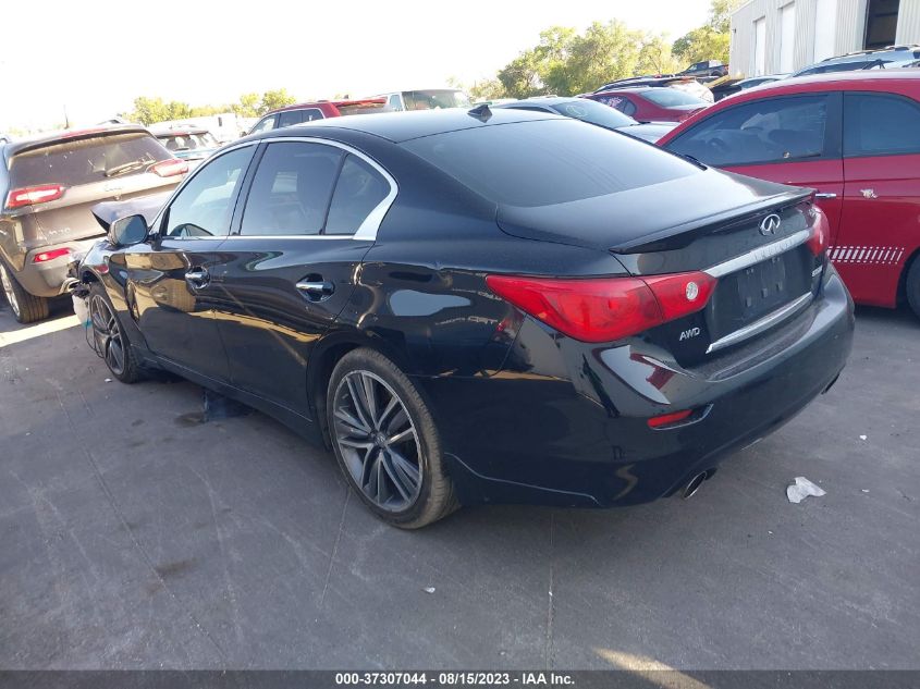 Photo 2 VIN: JN1BV7AR5FM416193 - INFINITI Q50 