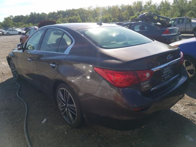 Photo 2 VIN: JN1BV7AR6EM682076 - INFINITI Q50 BASE 