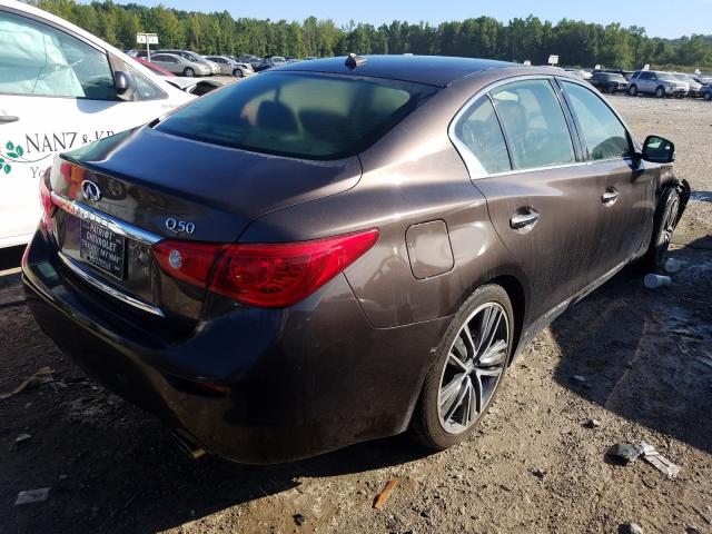 Photo 3 VIN: JN1BV7AR6EM682076 - INFINITI Q50 BASE 