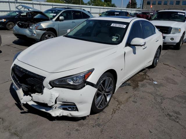 Photo 1 VIN: JN1BV7AR6FM391613 - INFINITI Q50 BASE 